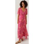 Bunte Casual ANISTON V-Ausschnitt Sommerkleider aus Polyester maschinenwaschbar für Damen Größe M 