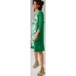 Grüne Casual ANISTON V-Ausschnitt Longstrickjacken aus Baumwolle maschinenwaschbar für Damen Größe S 