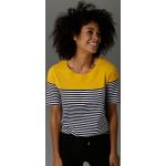 Gelbe Casual ANISTON T-Shirts aus Baumwolle maschinenwaschbar für Damen Größe S 