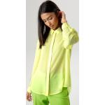 Gelbe ANISTON Hemdblusen aus Polyester maschinenwaschbar für Damen Größe L 