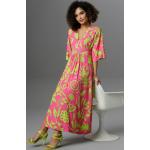 ANISTON Maxi V-Ausschnitt Sommerkleider aus Jersey für Damen Größe M 