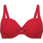 Rote Klassische Anita Bikini Tops mit Glitzer aus Elastan für Damen 