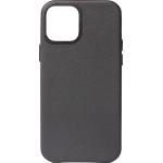 Schwarze iPhone 12 Pro Max Hüllen Art: Hard Case aus Leder 