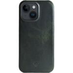 Apple iPhone 14 Hülle MagSafe - Echtleder - Wachikopa Hard Case/Backcover - Handyhülle Dunkelgrün Dunkelgrün