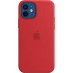 Rote Apple iPhone 12 Hüllen aus Silikon 