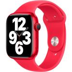 Rote Apple Uhrenarmbänder für Herren 