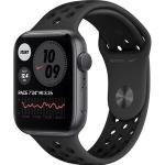 Schwarze Apple Watch Armbanduhren aus Aluminium mit GPS 