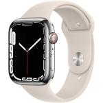 Silberne Apple Watch Armbanduhren aus Aluminium mit GPS 