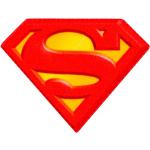Applikation Superman Logo 6 x 7,8 cm rot/gelb