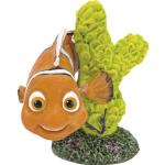 Aquariumdekoration Findet Dorie - Nemo mit Koralle grün mini 5 cm