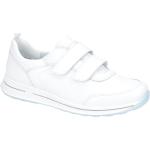 Reduzierte Weiße Gestreifte Ara Osaka Sneaker mit Klettverschluss Klettverschluss aus Glattleder mit herausnehmbarem Fußbett für Damen mit Absatzhöhe bis 3cm 