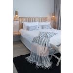 Hellgraue Aranda Plaids aus Baumwolle 150x200 cm 