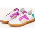 Fuchsiafarbene Arche Flache Sneaker aus Gummi für Damen Größe 42 