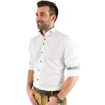 Grüne Karierte Elegante Arido Stehkragen Slim Fit Hemden aus Baumwolle für Herren Größe S 