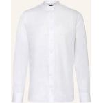 Weiße Arido Stehkragen Stehkragenhemden für Herren 