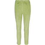 Reduzierte Grüne Arma High Waist Hosen Orangen aus Lammleder für Damen Größe XS 