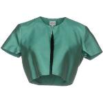 Hellgrüne Armani Collezioni Herbstjacken aus Baumwolle für Damen Größe XS 