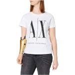 Beige Armani Exchange T-Shirts aus Baumwolle maschinenwaschbar für Damen Größe XS 