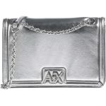 Silberne Armani Exchange Damenumhängetaschen aus Kunstleder 