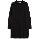 Reduzierte Schwarze Langärmelige Armedangels Mini Nachhaltige Partykleider aus Wolle für Damen Größe S 