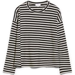 ARMEDANGELS - Women's Palinaa Knitted Stripe - Longsleeve Gr XS grau/schwarz/weiß