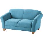 Hellblaue Sit & More Zweisitzer-Sofas 