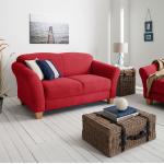 Rote Sit & More Zweisitzer-Sofas 