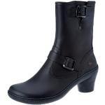 Schwarze Art Stiefel mit Absatz aus Leder Größe 40 