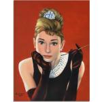 Weiße Artland Audrey Hepburn Bilder & Wandbilder aus Glas 