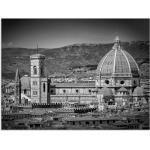 ARTland Glasbild Florenz Piazzale Michelangelo Größe: 80x60 cm