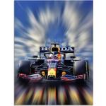 ARTland Glasbild Max Verstappen - Weltmeister der Formel1 Größe: 45x60 cm