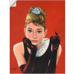 Artland Wandbild »Audrey Hepburn Porträt«, Stars, (1 St.)