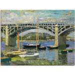 Blaue Artland Claude Monet Leinwandbilder Brücke 