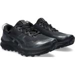 Schwarze Asics Gel Trabuco Gore Tex Trailrunning Schuhe Schnürung aus Mesh rutschfest für Herren Größe 48 
