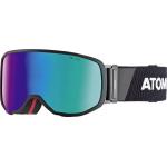 Atomic Revent Small Racing Skibrille (black/white, Scheibe green stereo HD)
