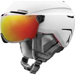 Weiße Atomic Savor Snowboardhelme 60 cm für Brillenträger geeignet 