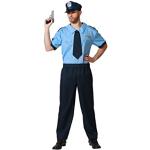 Hellblaue Atosa Polizei Kostüme für Herren Größe XL 