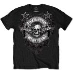 Avenged Sevenfold Herren T-Shirt Stars Flourish, Schwarz (Black), M