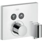 AXOR ShowerSelect Square Thermostat für 2 Verbraucher mit FixFit und Porter