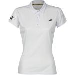 Babolat Core Club Polo Shirt - Tennis Shirt Damen - Weiss M