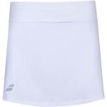Weiße Atmungsaktive Babolat Tennisröcke aus Elastan für Damen Größe XS 