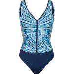 Reduzierte Blaue SUNFLAIR Damenbadeanzüge & Damenschwimmanzüge aus Kunstfaser Größe S 
