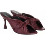 Balenciaga Slipper & Pantoletten - Drapy Sandal Leather - Gr. 36 (EU) - in Violett - für Damen - aus Leder & Leder & Lammleder & Drapierung - Gr. 36 (EU)