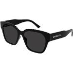 Schwarze Balenciaga Quadratische Damensonnenbrillen 