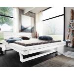 Weiße Main Möbel Betten aus Fichte 140x200 cm 