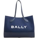 Bally Tote - Bar Keep On Ew - Gr. unisize - in Blau - für Damen - aus Textil & Textil & Leder