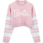 Barbie, Damen, Pullover, Womens/Ladies Logo Cropped Jumper, Rosa, (XL)