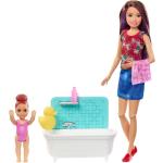 Barbie Skipper Babysitters Inc. Puppen und Babysitting Bad Spielset