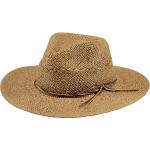 Braune Barts Fedora Hüte aus Stroh für Damen Größe M 