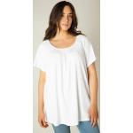 Reduzierte Weiße Klassische Shirttuniken aus Jersey für Damen Größe XL 